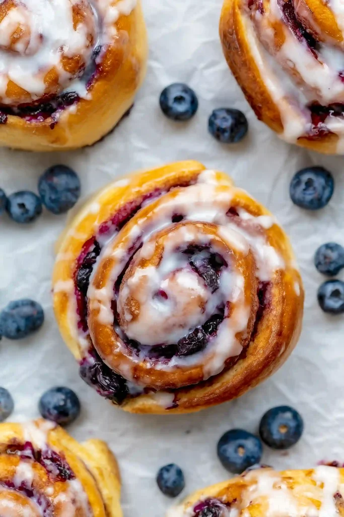 Blueberry Cinnamon Rolls