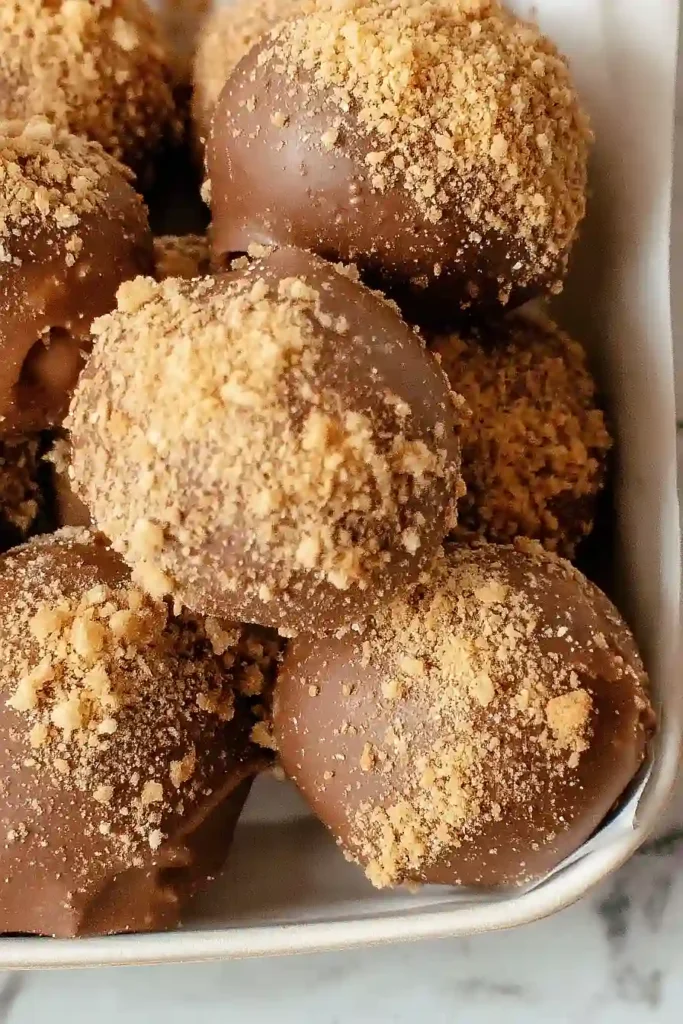 s'mores truffles