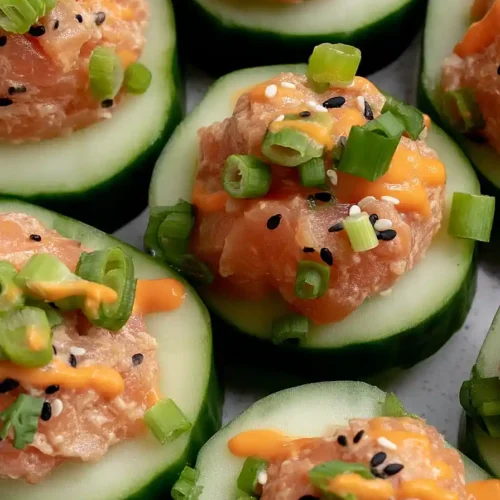 cucumber sushi bites