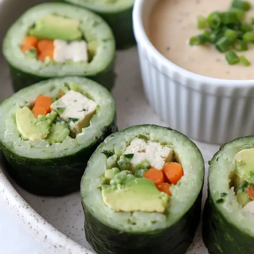 vegan cucumber sushi rolls