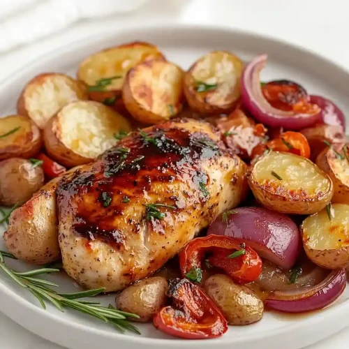 balsamic chicken with potatoes