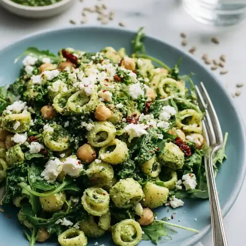 vegan kale pasta salad