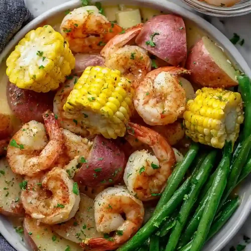 shrimp boil with vegetables