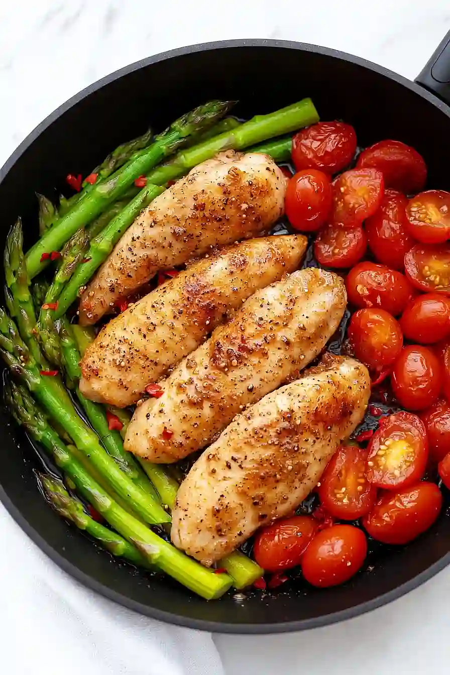 balsamic chicken with asparagus