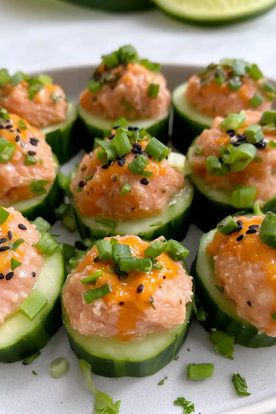 cucumber sushi bites