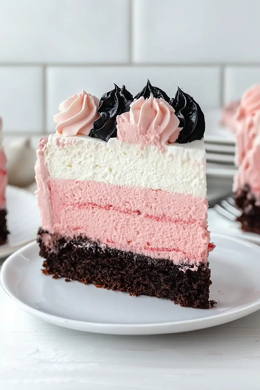 neapolitan millionaire cake