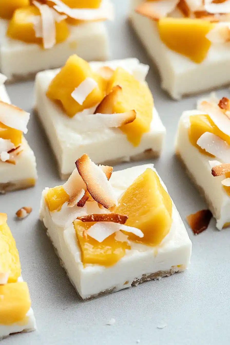 mango yogurt bites