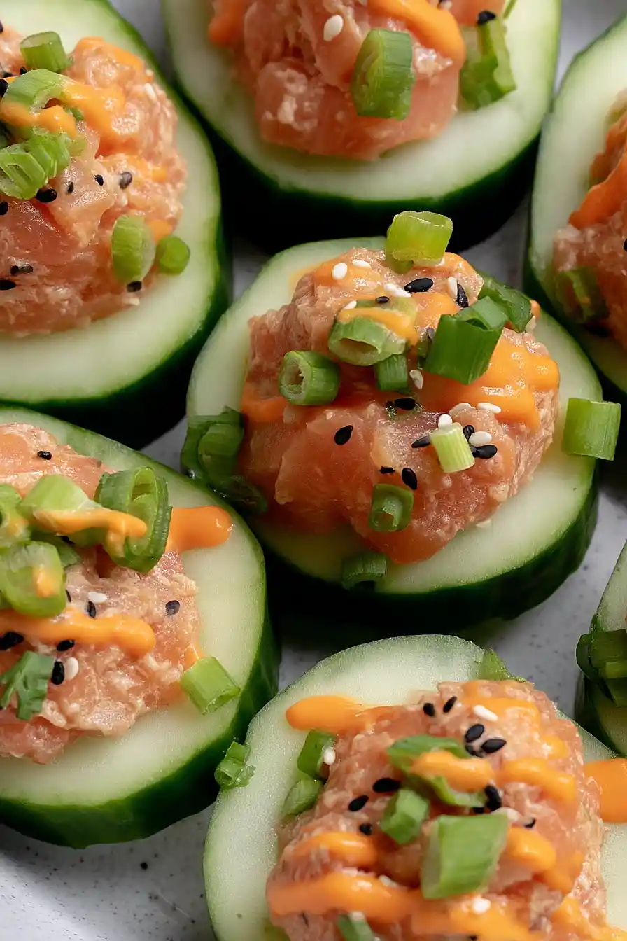 cucumber sushi bites