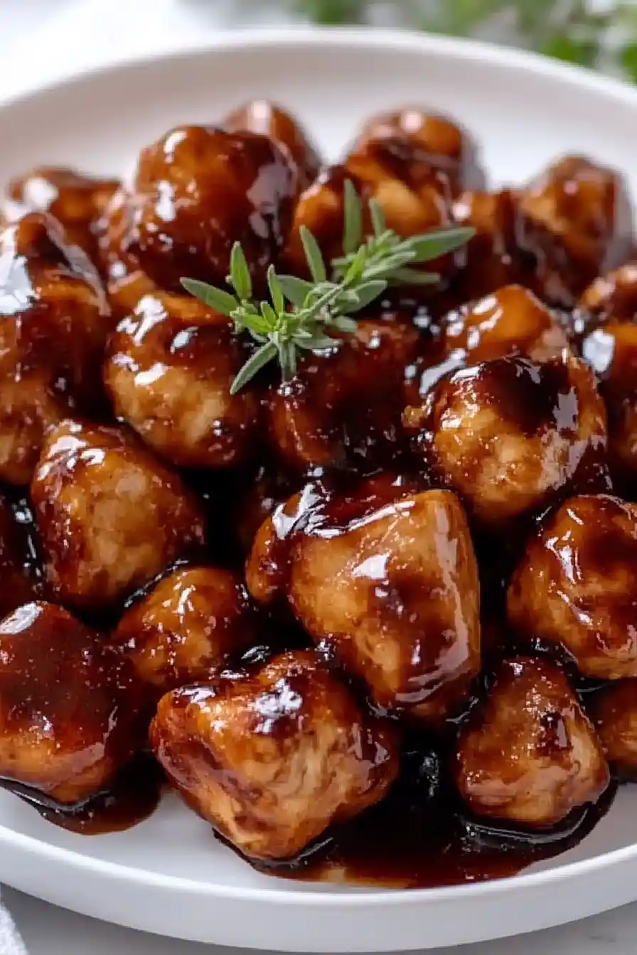 balsamic chicken butter bites