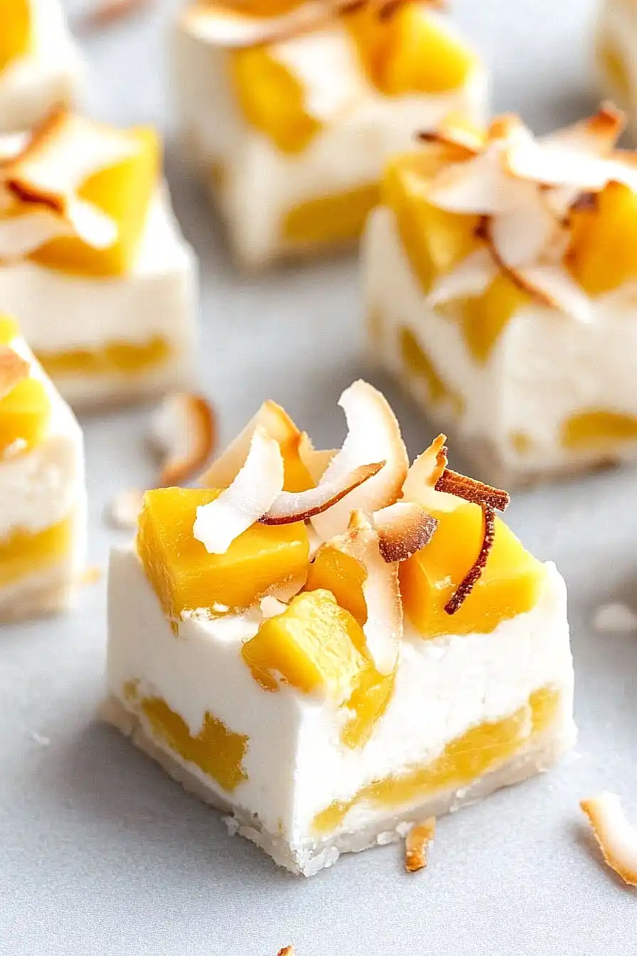 mango yogurt bites