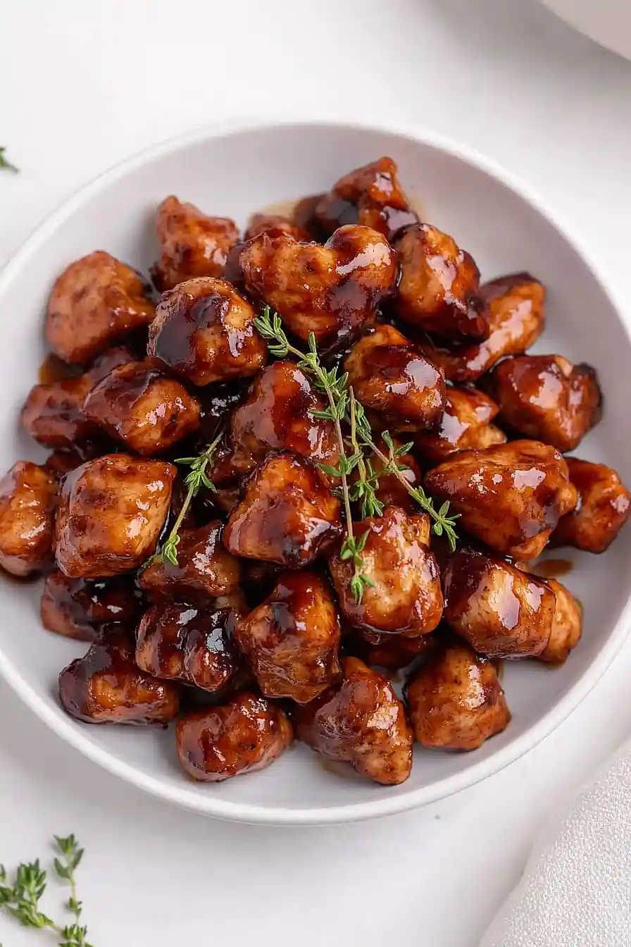 balsamic chicken butter bites