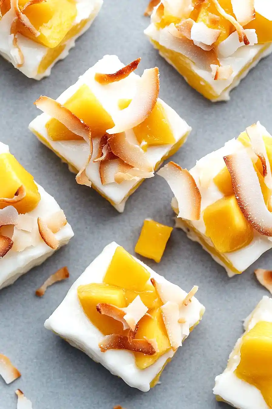 mango yogurt bites