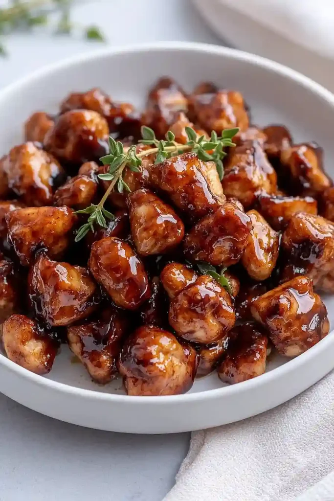 balsamic chicken butter bites