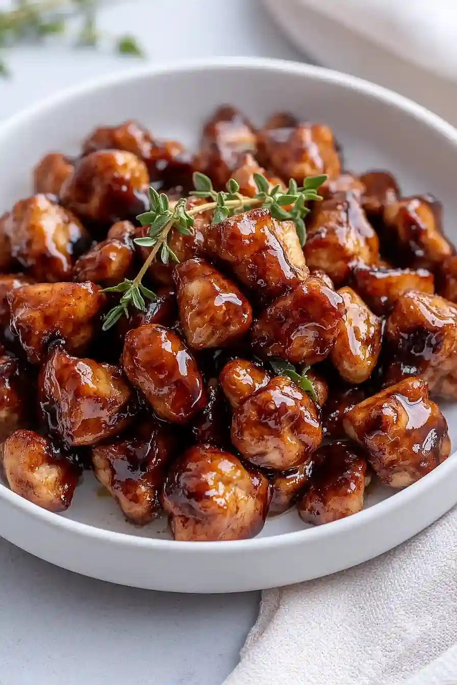 balsamic chicken butter bites