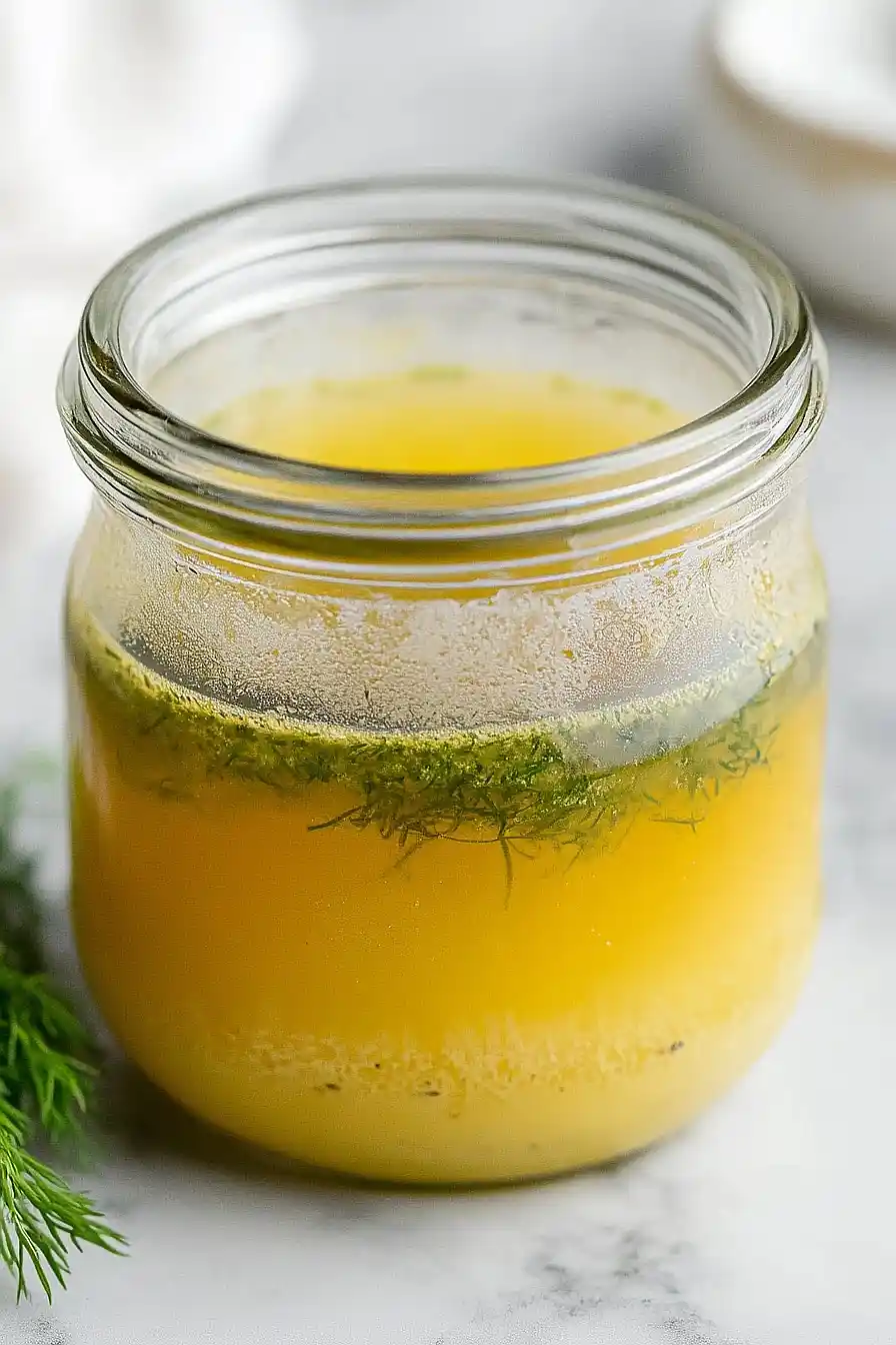 dill pickle vinaigrette dressing