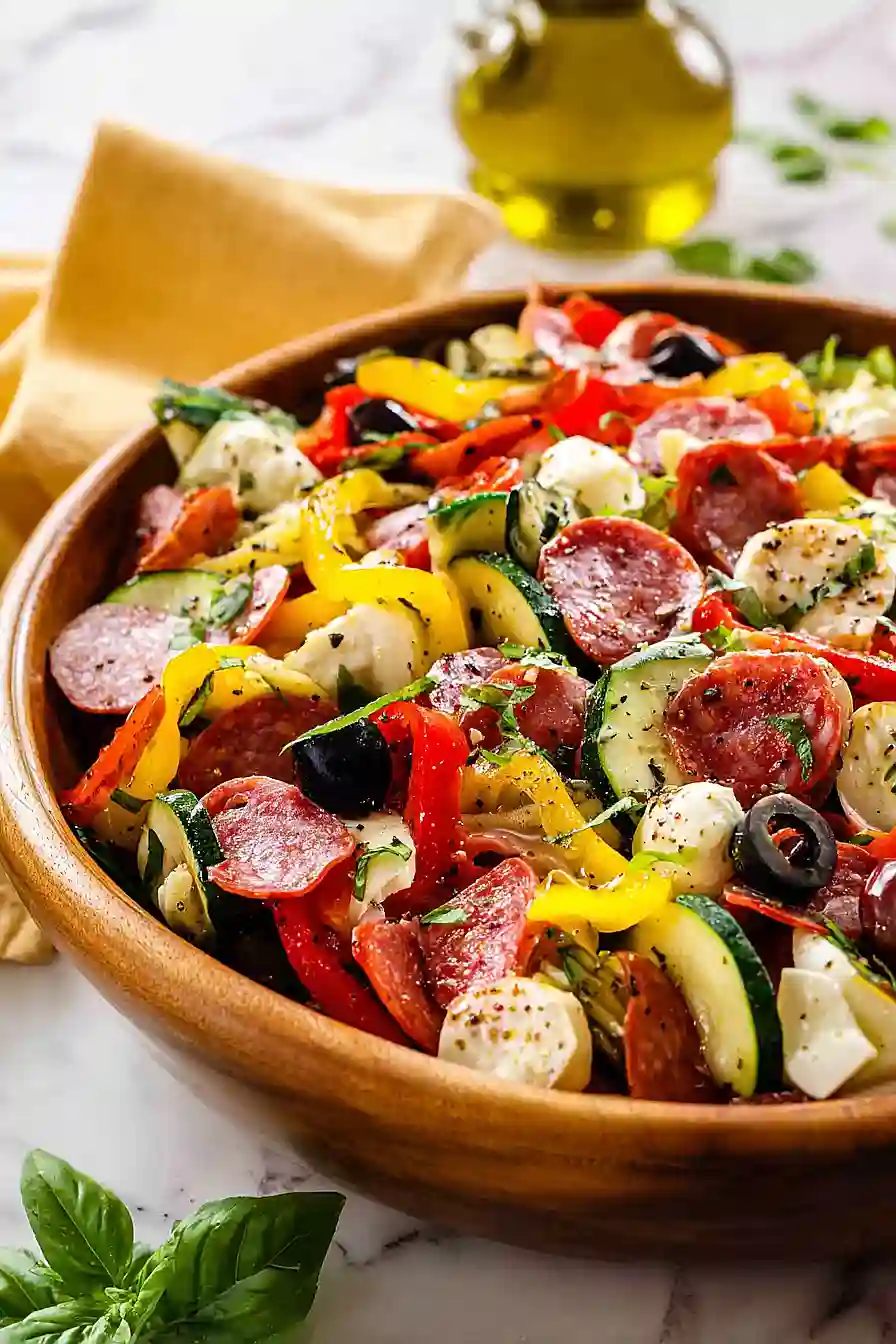 keto no pasta italian pasta salad