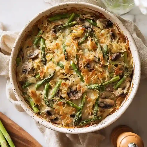 vegan asparagus casserole