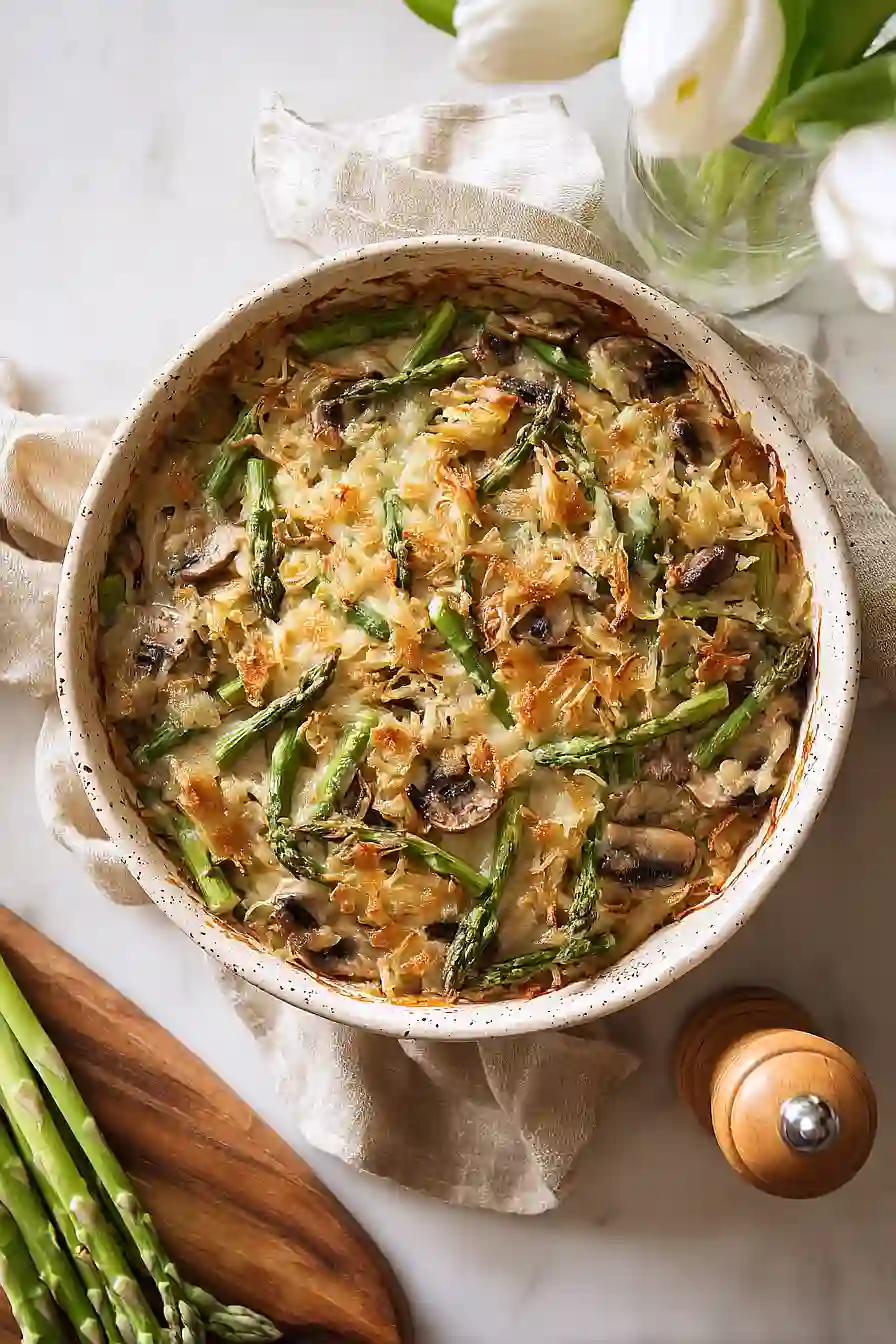 vegan asparagus casserole