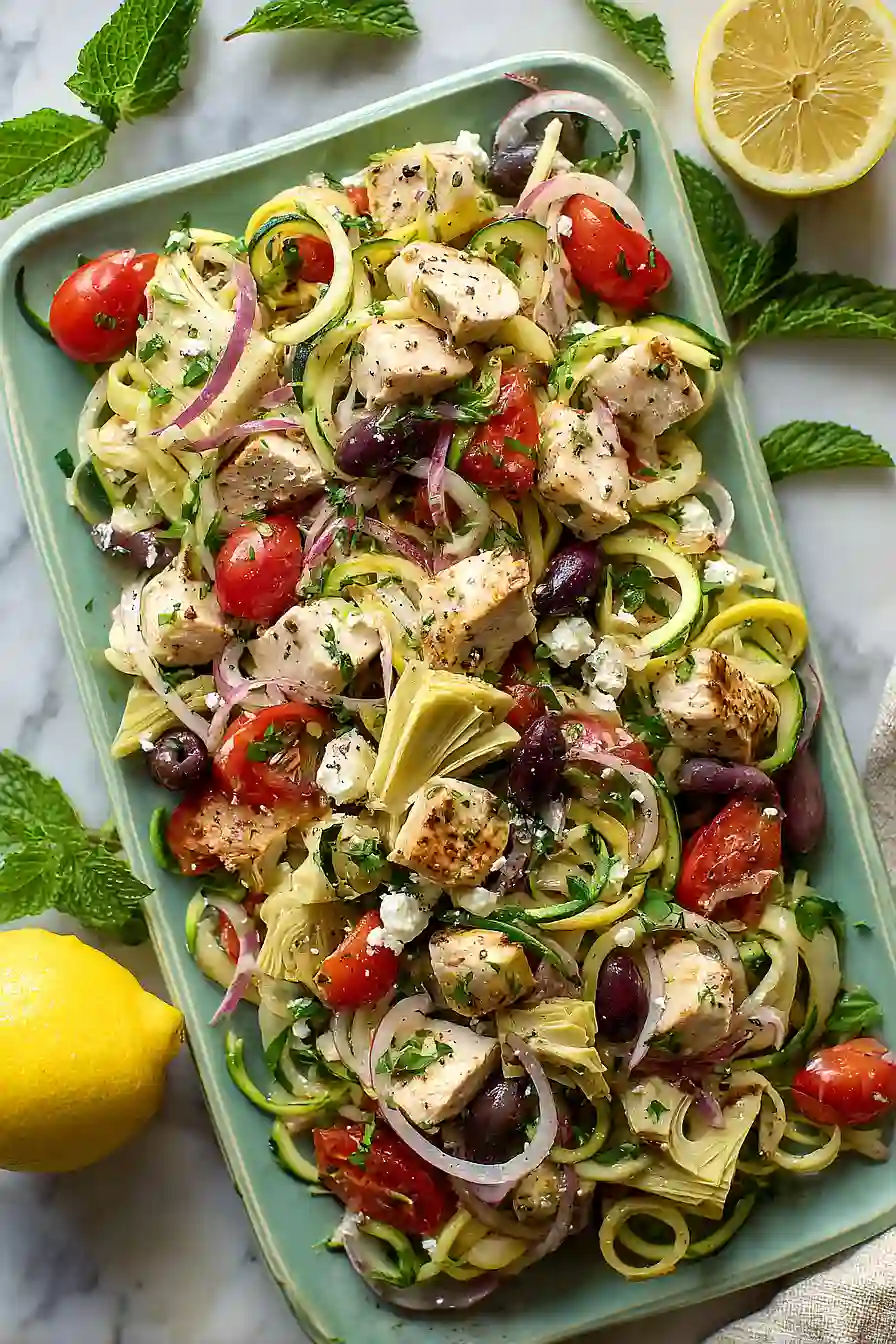 keto chicken pasta salad