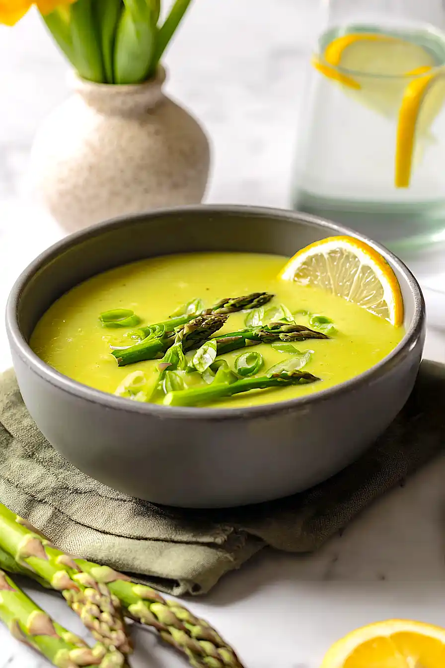 vegan asparagus soup
