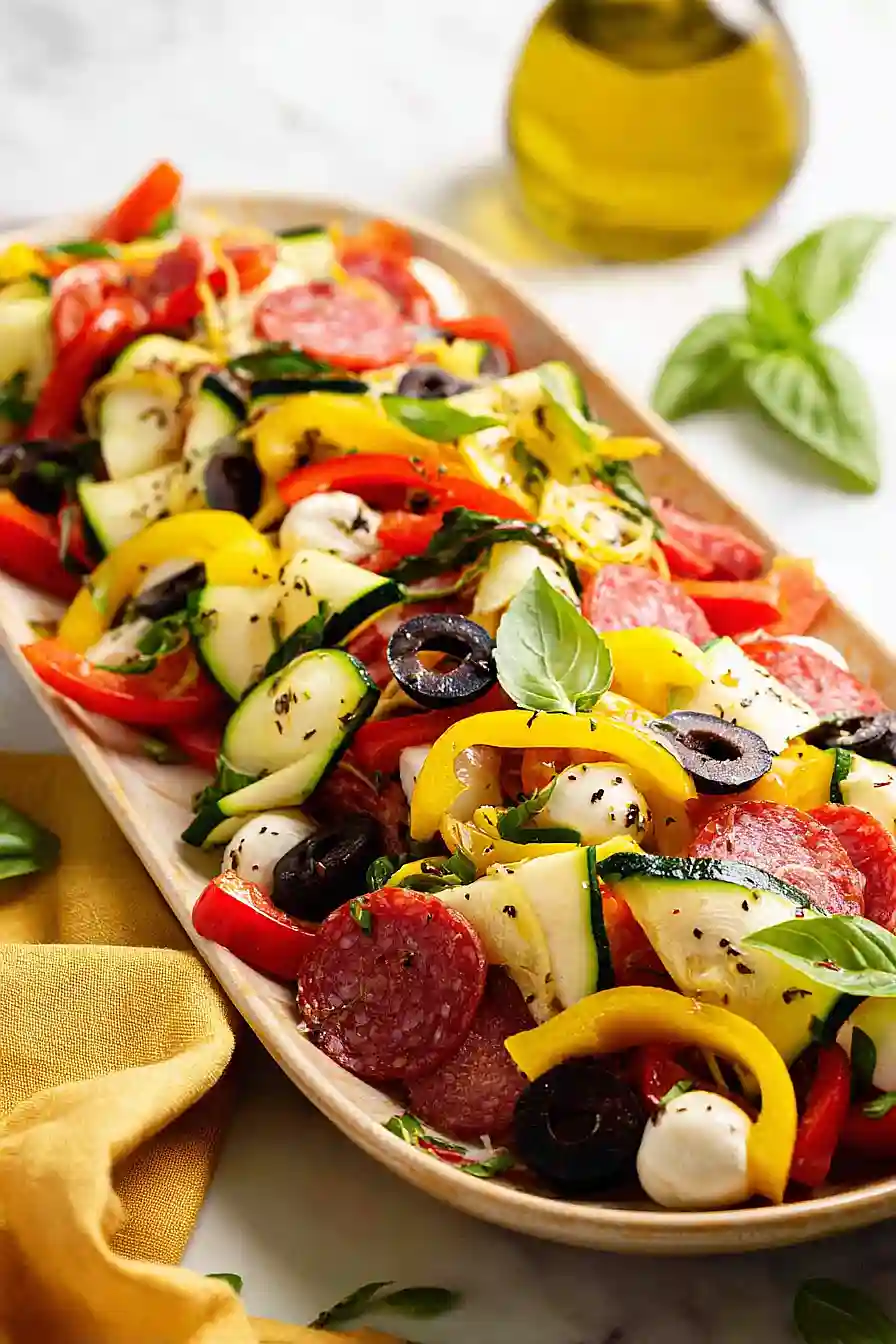 keto no pasta italian pasta salad