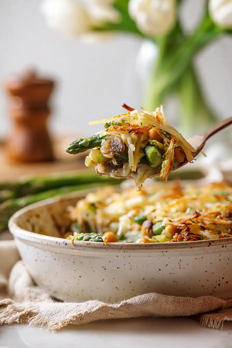 vegan asparagus casserole
