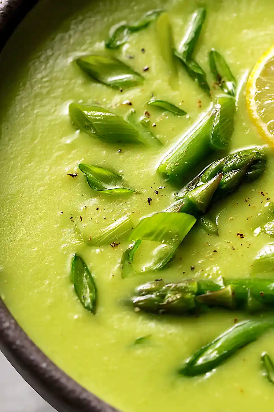 vegan asparagus soup